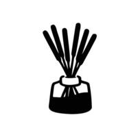 Aroma diffuser silhouette symbol illustration vector