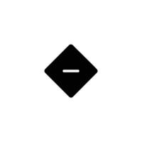 Solid Medium Priority Level Icon vector