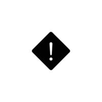 Solid High Priority Alert Icon vector