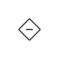 Medium Priority Level Monoline Icon vector