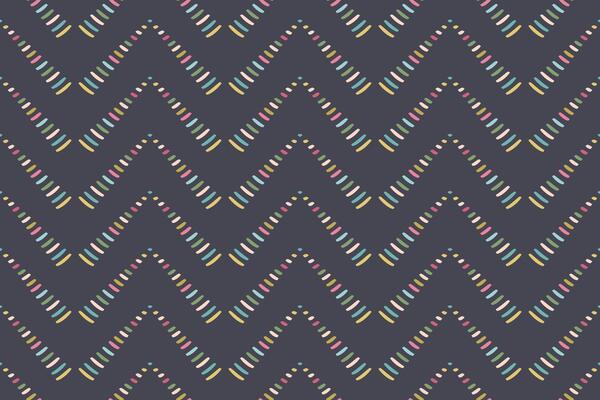 Oriental seamless pattern. Ornaments Texture of various color elements. Traditional oriental elements. Decorative mediterranean eastern Texture on black background. illustration