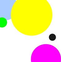 illustration of a set of colorful balls vector