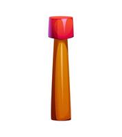 Cartoon number one circus font juggling stick vector