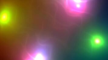 Glowing lights changing color creating a beautiful abstract background, perfect for any project. video