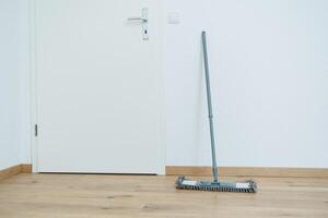 A Minimalist Cleaning Tool Perfectly Integrated into a Modern Interior Design Setting photo