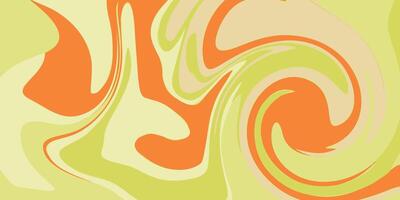 Green and orange abstract background. Template design for banner, poster, social media. vector