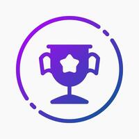 Award Trophy Icon in gradient style. Perfect for apps, websites, UI UX, presentations, or infographics. Editable illustration file with clean design and modern design. vector