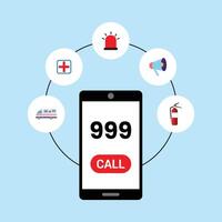 emergency services icon design vector