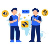 Celebrating International Day of Sign Languages with Visual Communication and Empowerment vector