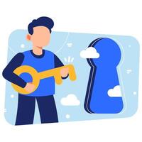 Unlocking Success The Key to Discovering Your Potential vector