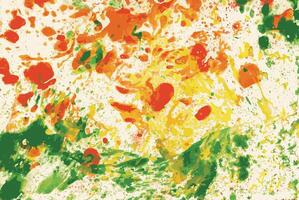 Oil color on water abstract art background design by hand painted on paper. vector