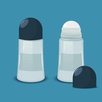 Roll on deodorant graphic design stock illustration vector