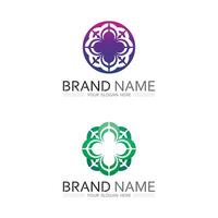 Business Development Logo Design with Graph and Bar Chart Illustration vector