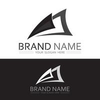 Business Structure Logo Design with Line Art for Office and Professional Brand vector