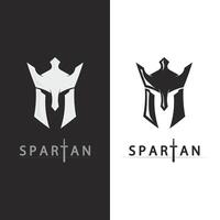 Knight and Gladiator Logo Icon for Medieval Combat Symbol Design vector