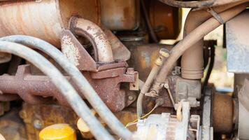 Engineering insights close-up of machinery components in an industrial workshop photo