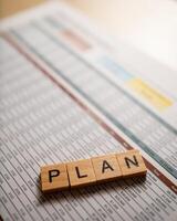 Efficient business planning strategic concepts and office environment insights photo