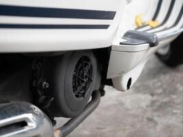 Car maintenance action checking turbocharger performance garage workshop automotive insight indoor technical efficiency photo