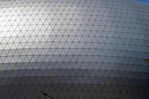Exploring innovative geometric design in modern urban architecture close-up photography urban environment detail-oriented perspective photo
