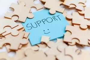 Support strategies for business growth office environment visual content collaborative space positive concept photo