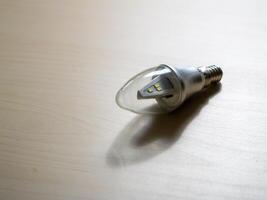Home office led bulb placement innovative modern design indoor photography close-up photo