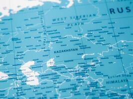 Exploring kazakhstan on the map geography travel insights and culture overview photo