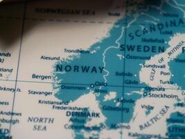 Exploring norway's geography a detailed map overview of the scandinavian landscape photo