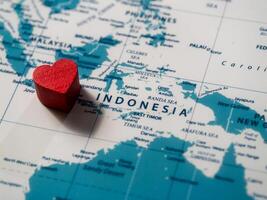 Indonesia's heart map exploring travel insights and cultural nature overview photo