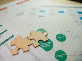 Professional environment analysis collaborative business strategy development meeting photo