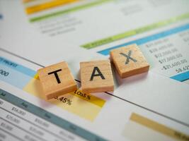 Tax preparation strategies for business success office financial report indoor analytical insights photo