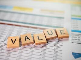 Data-driven business value assessment financial insights from office environment infographic photo