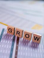 Insightful overview of financial trends for business growth strategies in office settings photo