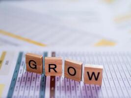 Business growth strategies analyzing data for success in a corporate environment photo
