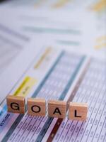 Strategic business goals achieving success with effective planning and metrics photo