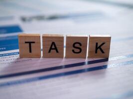 Task management strategies office guide professional environment bird's eye view efficiency concepts photo