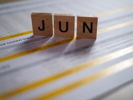 Sales report overview for june analysis business environment detailed document corporate perspective photo