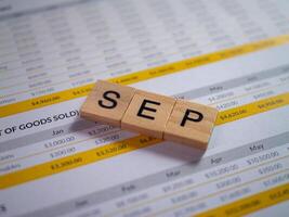 Financial insights from monthly sales report a business workspace analysis overview photo