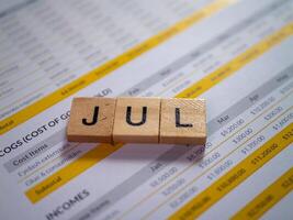 Analyzing office workspace finances monthly data for effective budget management photo