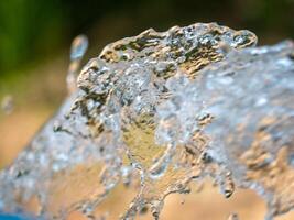 Dynamic water splashing action natural environment nature close-up view fluid motion inspiration photo