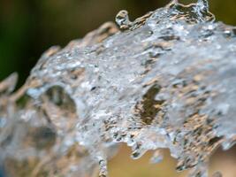 Dynamic water splash action nature scene close-up image natural environment captivating viewpoint photo