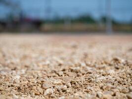 Exploring gravel landscapes rural area photographic view natural environment ground perspective photo