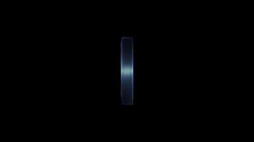 Abstract 3D circle icon with three spheres inside video