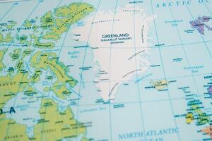 Exploring greenland's unique geography map overview arctic region educational illustration photo