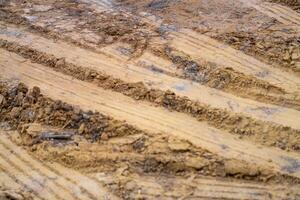 Construction activity construction site image of ground outdoor close-up terrain analysis photo