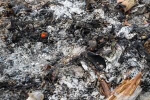 Fire debris clean-up in urban areas addressing environmental and waste management issues photo