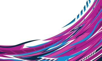 Colorful abstract wave design vector