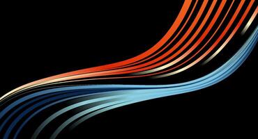 Abstract Background Design with Flowing Gradient Lines For presentation, Website banner, cover, and Wallpaper vector