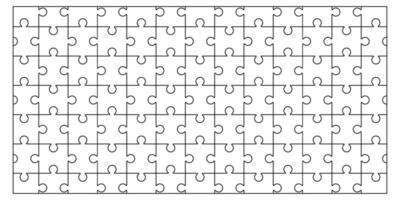 line puzzle piece background vector