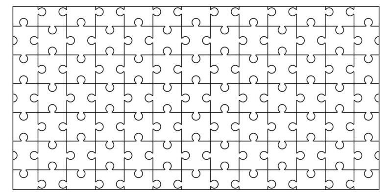 line puzzle piece background