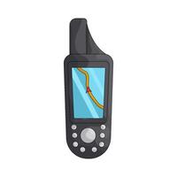 Handheld GPS device for navigation vector